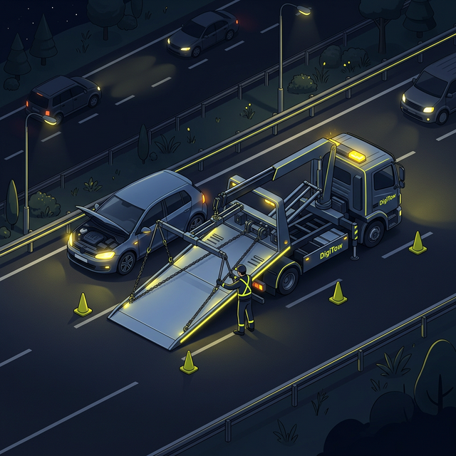 Roadside Assistance Illustration
